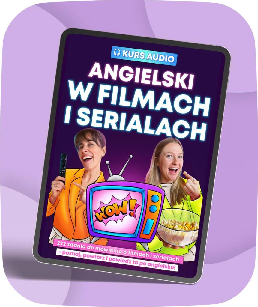 Angielski w filmach i serialach - okładki kursu